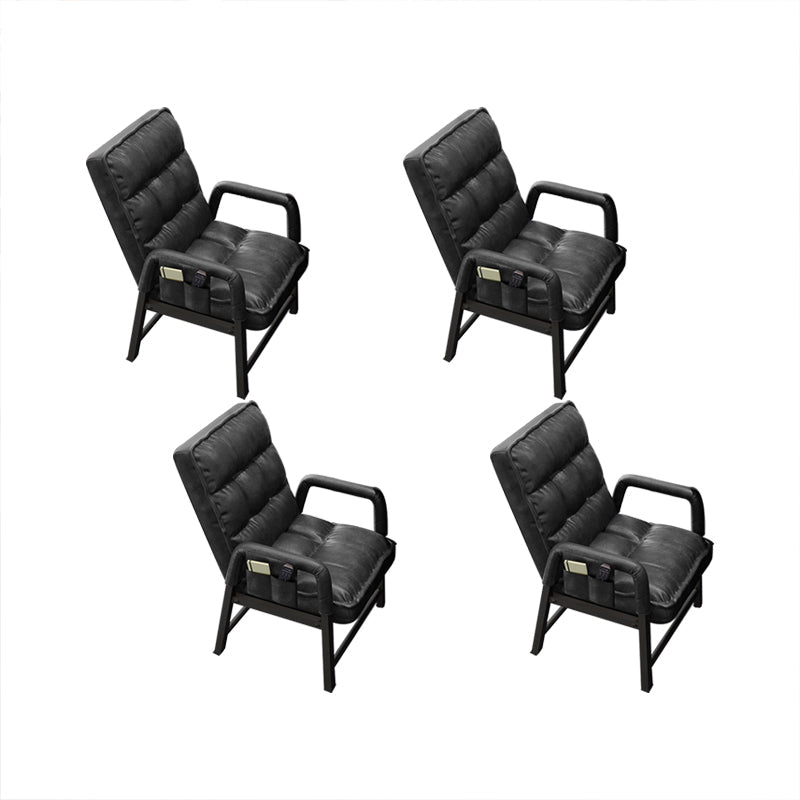 Eigentijdse taakstoel metaal verstelbare rughoogte bureaustoel