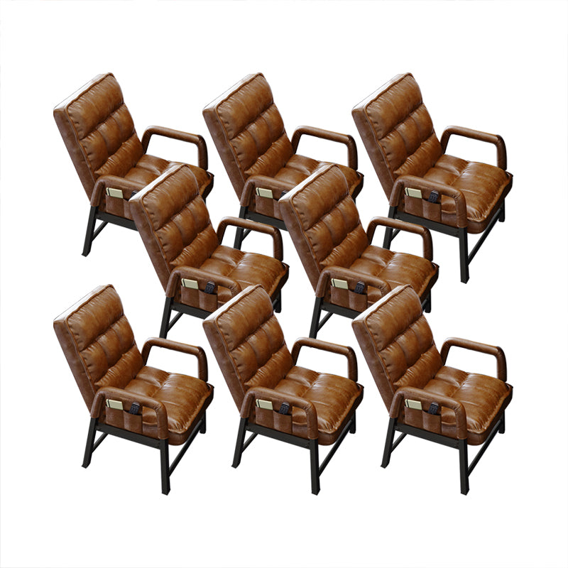 Eigentijdse taakstoel metaal verstelbare rughoogte bureaustoel