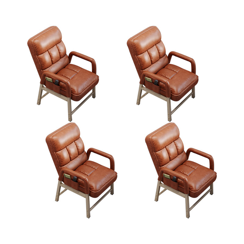 Eigentijdse taakstoel metaal verstelbare rughoogte bureaustoel