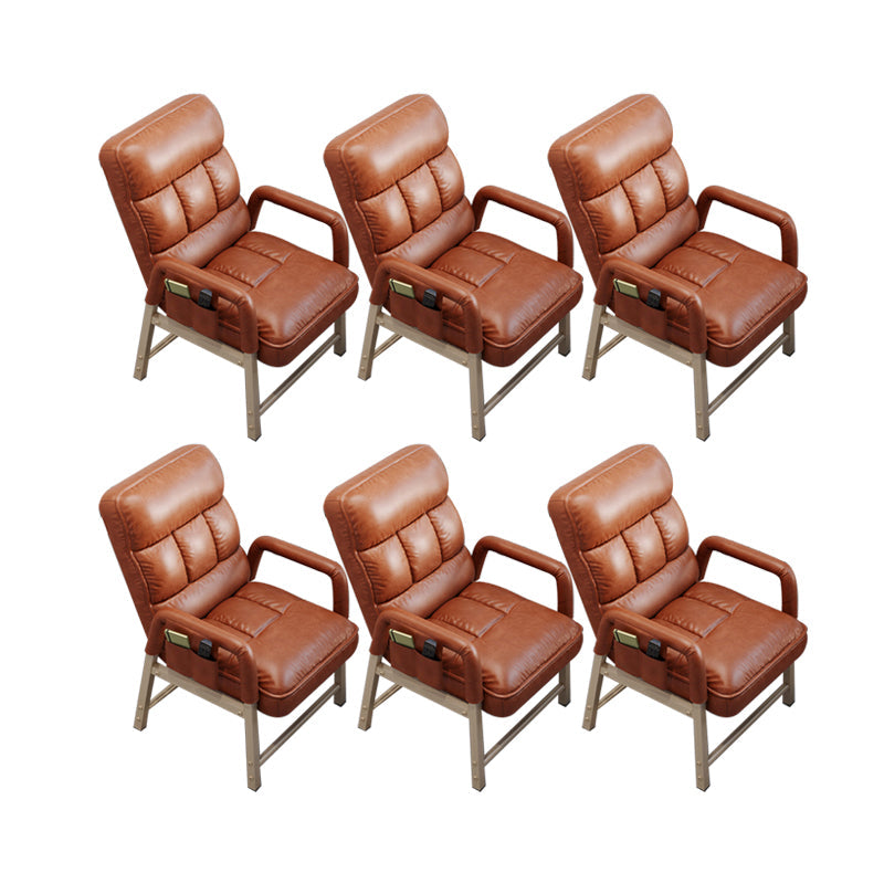 Eigentijdse taakstoel metaal verstelbare rughoogte bureaustoel