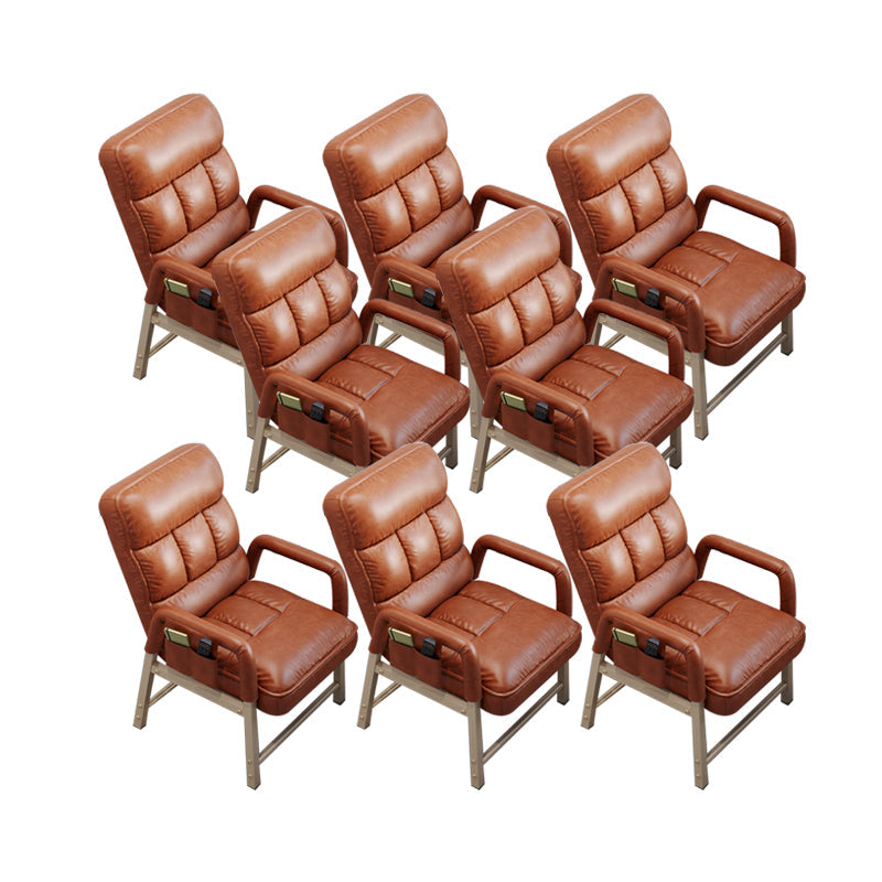 Eigentijdse taakstoel metaal verstelbare rughoogte bureaustoel