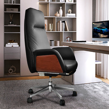 Modern No Arm Executive Chair Verstelbare Hoogte Managers Stoel voor Office