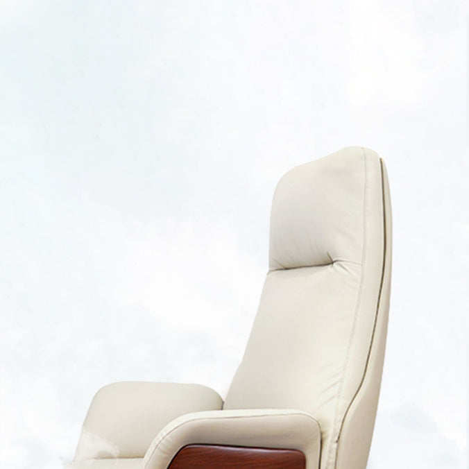 Modern No Arm Executive Chair Adjustable Height Managers Chair for Office Clearhalo 'furn' 'furn_office_chair' 'Furniture' 'Office Chairs' 'Office Furniture' 'office_chair' 6733337