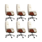 Modern No Arm Executive Chair Verstelbare Hoogte Managers Stoel voor Office