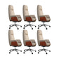 Modern No Arm Executive Chair Verstelbare Hoogte Managers Stoel voor Office