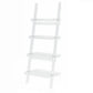 Ladder Open Back Bookshelf Acrylic Scandinavian Bookcase with Shelves