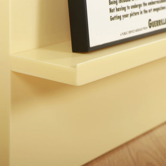 Scandinavian Acrylic Bookcase Closed Back Standard Bookshelf