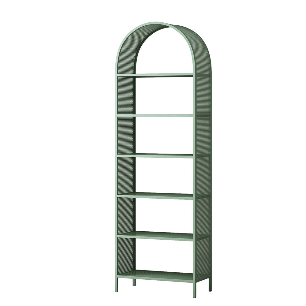 Shelves Included Glam Bookcase Standard Metal Open Back Bookshelf