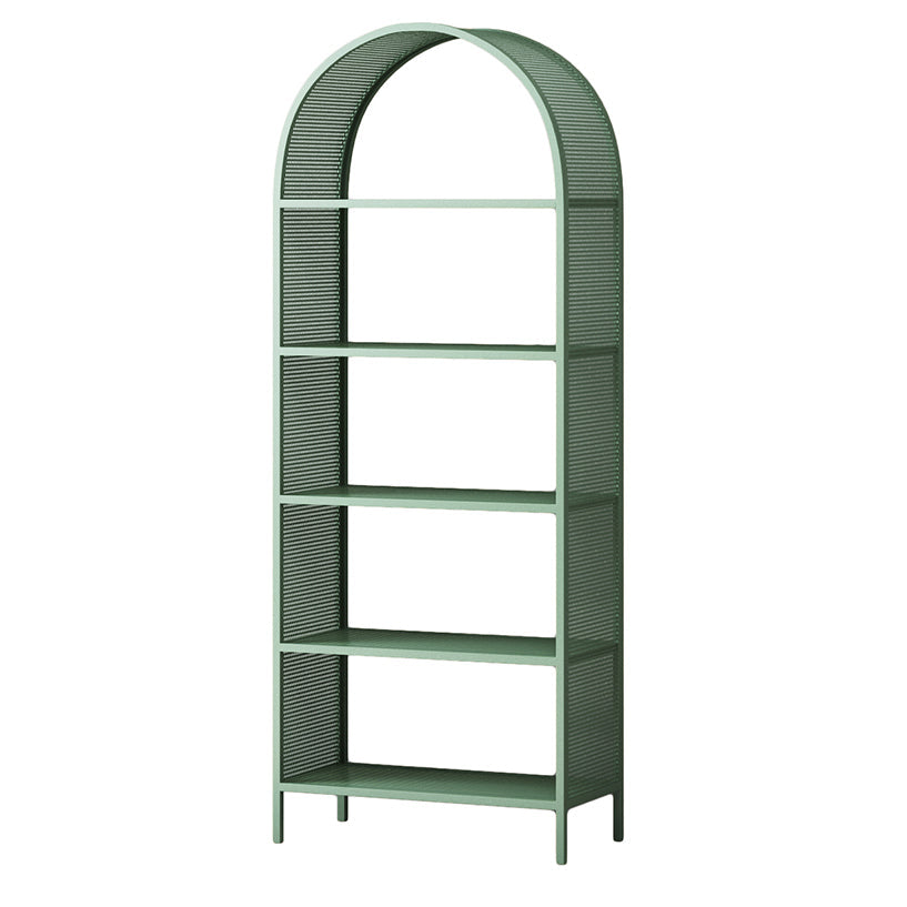 Shelves Included Glam Bookcase Standard Metal Open Back Bookshelf
