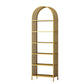 Shelves Included Glam Bookcase Standard Metal Open Back Bookshelf