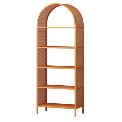 Shelves Included Glam Bookcase Standard Metal Open Back Bookshelf