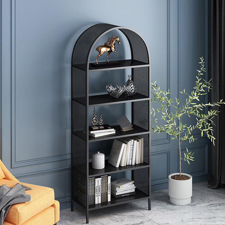 Shelves Included Glam Bookcase Standard Metal Open Back Bookshelf