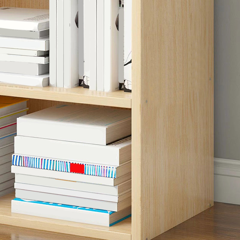 モダンなスタイルクローズバック標準本棚エンジニアリングされたベッドルーム用の木製本棚