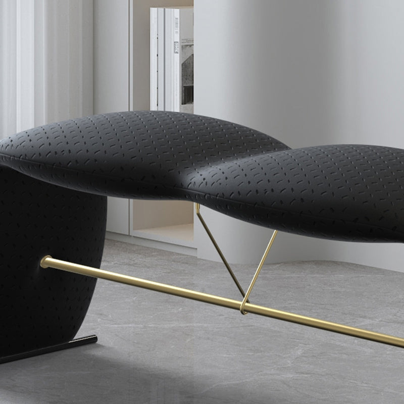 Solid Color Cushioned Seating Bench Rectangle Modern Bedroom Bench Clearhalo 'Benches' 'Chairs & Seating' 'furn' 'furn_benches' 'Furniture' 'Living Room Furniture' 6733944