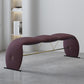 Solid Color Cushioned Seating Bench Rectangle Modern Bedroom Bench 60"L x 14"W x 18"H Purple Clearhalo 'Benches' 'Chairs & Seating' 'furn' 'furn_benches' 'Furniture' 'Living Room Furniture' 6733957