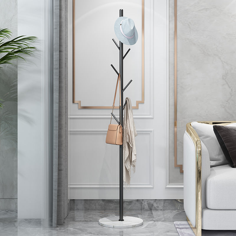 Metal Coat Rack Modern Style Simple Household Floor Coat Hanger