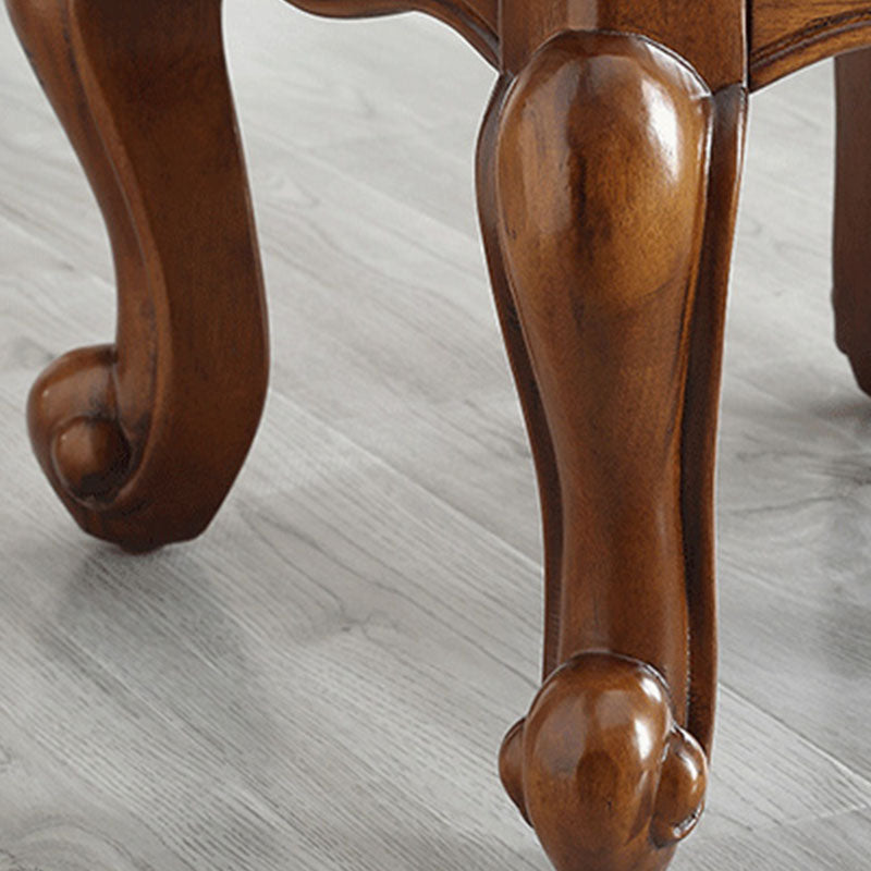 Mid-Century Modern Pouf Ottoman Genuine Leather Tufted Nailhead Trim Rectangle Ottoman Clearhalo 'furn' 'furn_ottomans_poufs' 'Furniture' 'Living Room Furniture' 'Ottomans & Poufs' 'ottomans_poufs' 6734173