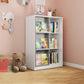 Engineered Wood Standard Bookshelf Contemporary Closed Back  Bookcase