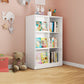 Engineered Wood Standard Bookshelf Contemporary Closed Back  Bookcase