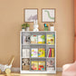 Engineered Wood Standard Bookshelf Contemporary Closed Back  Bookcase