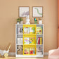 Engineered Wood Standard Bookshelf Contemporary Closed Back  Bookcase