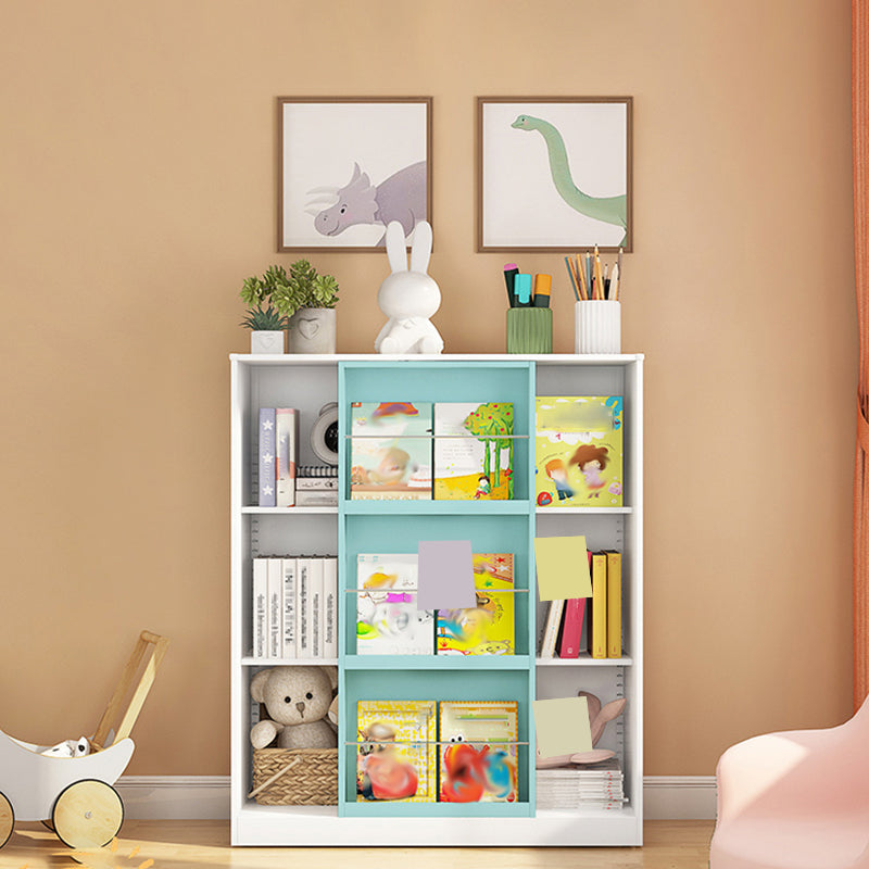 Engineered Wood Standard Bookshelf Contemporary Closed Back  Bookcase