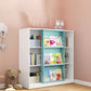 Engineered Wood Standard Bookshelf Contemporary Closed Back  Bookcase