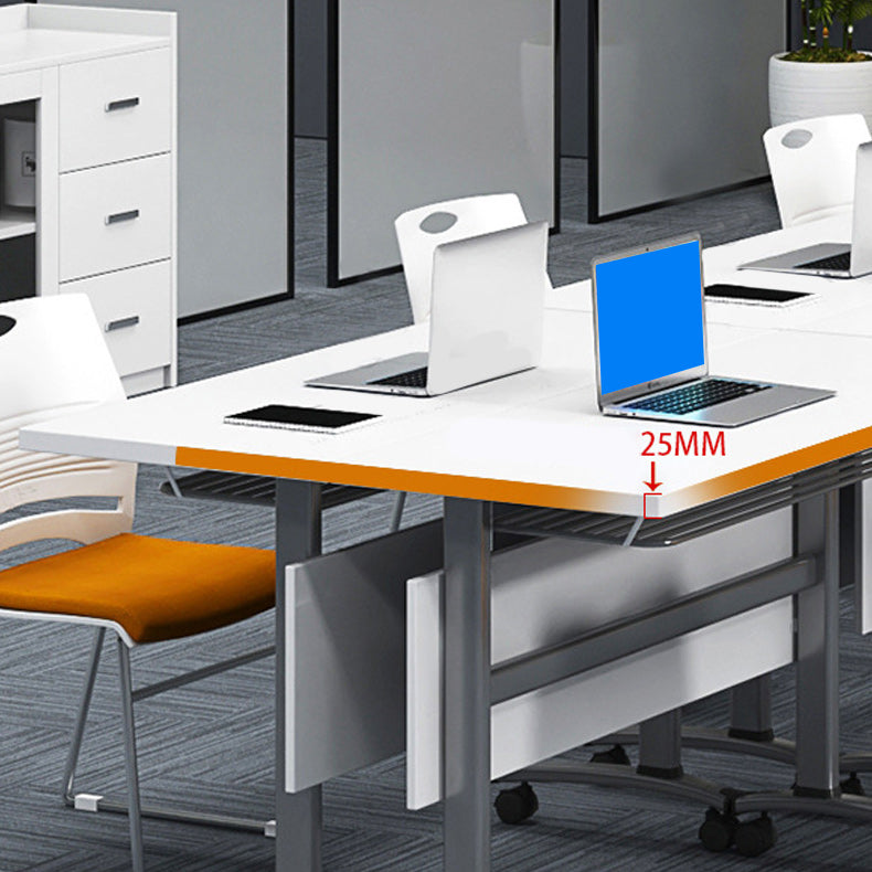 Moderner Büroschreibtisch Herstellte Holzrechteck -Schreibtisch für Home Office