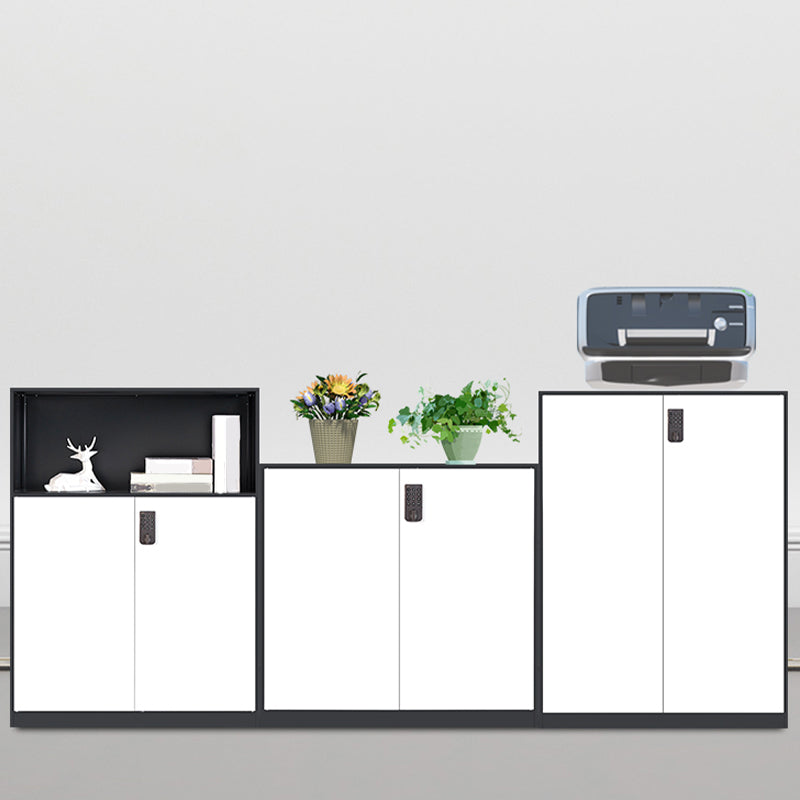 Zeitgenössischer Aktenschrank Stahlrahmen Elektronische Löschverriegelungskabinett für Büro
