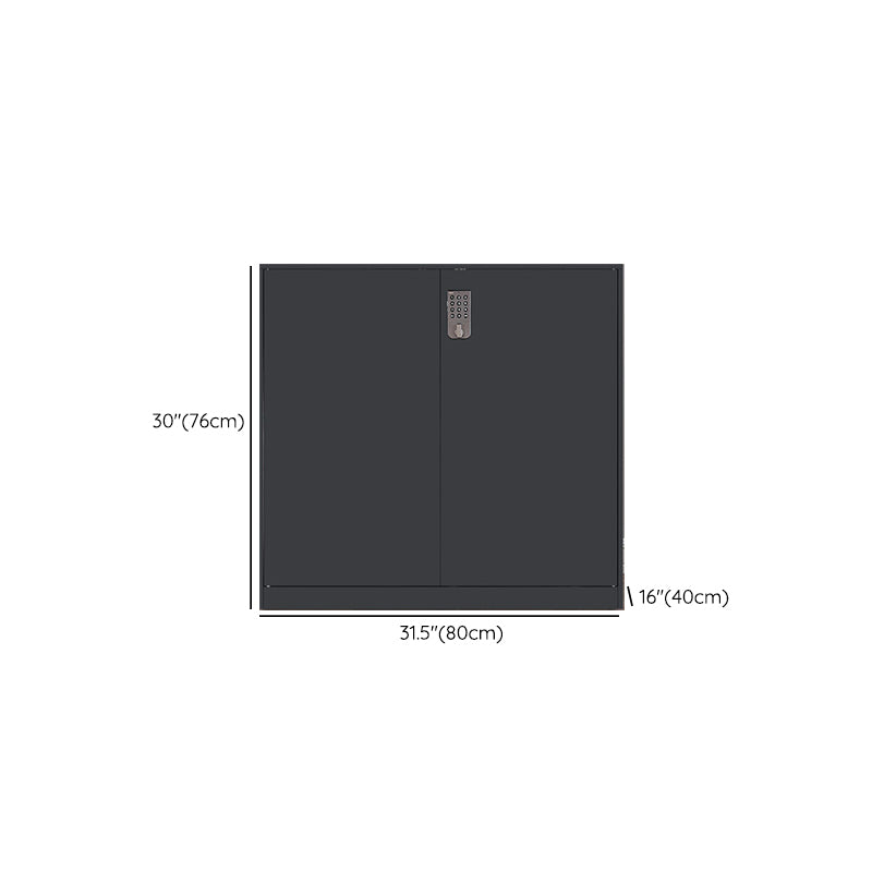 Zeitgenössischer Aktenschrank Stahlrahmen Elektronische Löschverriegelungskabinett für Büro