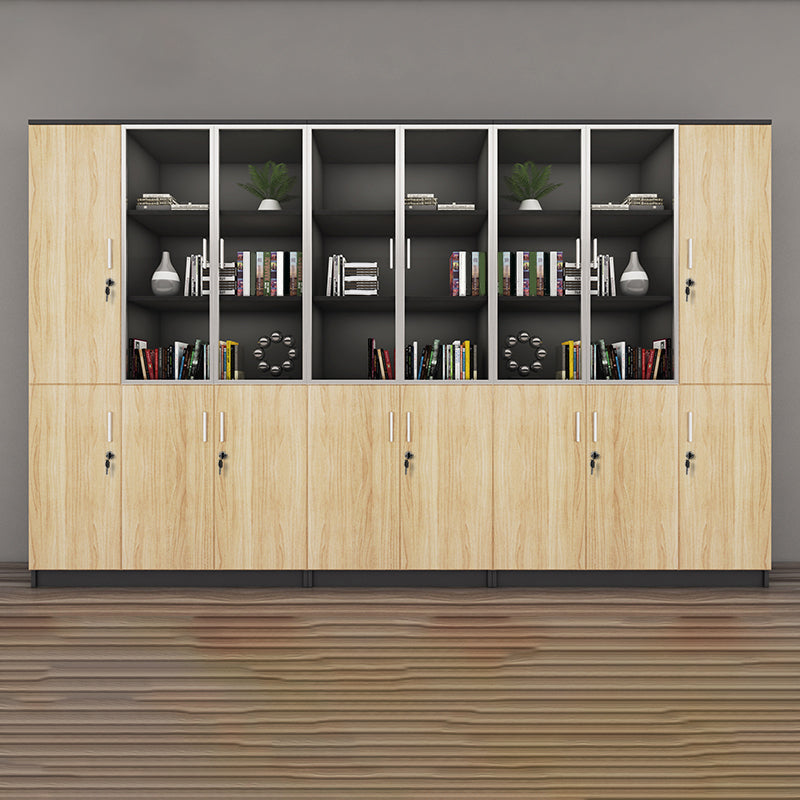 Traditional File Cabinet Wood Vertical File Cabinet with Shelves for Office