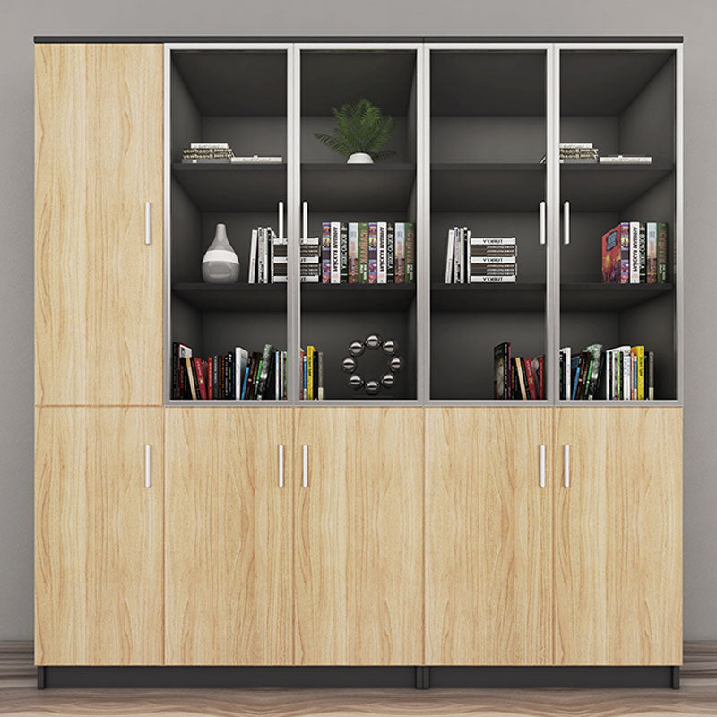 Traditional File Cabinet Wood Vertical File Cabinet with Shelves for Office