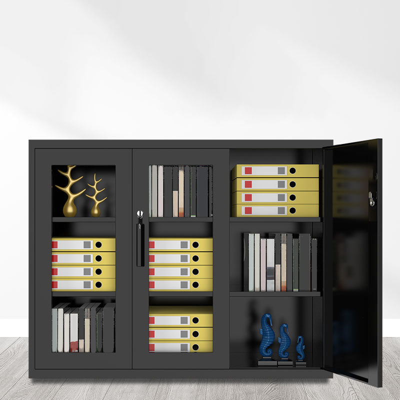 Industrial File Cabinet Steel Frame Key Lock Lateral File Cabinet for Office Clearhalo 'Filing Cabinets' 'filling_cabinets' 'furn' 'furn_filling_cabinets' 'Furniture' 'Office Furniture' 6735602