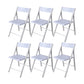 30.54-inch Height Modern Conference Chair Metal Ergonomic Office Chair Light Gray 6 Piece Set Clearhalo 'furn' 'furn_office_chair' 'Furniture' 'Office Chairs' 'Office Furniture' 'office_chair' 6735722