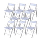 30.54-inch Height Modern Conference Chair Metal Ergonomic Office Chair Light Gray 8 Piece Set Clearhalo 'furn' 'furn_office_chair' 'Furniture' 'Office Chairs' 'Office Furniture' 'office_chair' 6735723