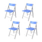 30.54-inch Height Modern Conference Chair Metal Ergonomic Office Chair Blue-Gray 4 Piece Set Clearhalo 'furn' 'furn_office_chair' 'Furniture' 'Office Chairs' 'Office Furniture' 'office_chair' 6735740