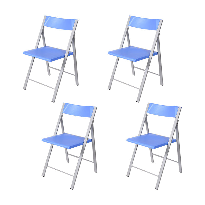 30.54-inch Height Modern Conference Chair Metal Ergonomic Office Chair Blue-Gray 4 Piece Set Clearhalo 'furn' 'furn_office_chair' 'Furniture' 'Office Chairs' 'Office Furniture' 'office_chair' 6735740