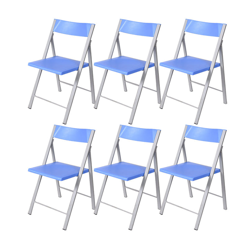 30.54-inch Height Modern Conference Chair Metal Ergonomic Office Chair Blue-Gray 6 Piece Set Clearhalo 'furn' 'furn_office_chair' 'Furniture' 'Office Chairs' 'Office Furniture' 'office_chair' 6735742