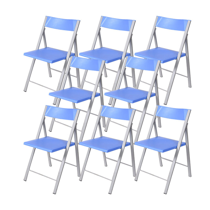 30.54-inch Height Modern Conference Chair Metal Ergonomic Office Chair Blue-Gray 8 Piece Set Clearhalo 'furn' 'furn_office_chair' 'Furniture' 'Office Chairs' 'Office Furniture' 'office_chair' 6735743