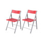 30.54-inch Height Modern Conference Chair Metal Ergonomic Office Chair Red 2 Piece Set Clearhalo 'furn' 'furn_office_chair' 'Furniture' 'Office Chairs' 'Office Furniture' 'office_chair' 6735746