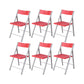 30.54-inch Height Modern Conference Chair Metal Ergonomic Office Chair Red 6 Piece Set Clearhalo 'furn' 'furn_office_chair' 'Furniture' 'Office Chairs' 'Office Furniture' 'office_chair' 6735748