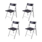 30.54-inch Height Modern Conference Chair Metal Ergonomic Office Chair Light Gray-Black 4 Piece Set Clearhalo 'furn' 'furn_office_chair' 'Furniture' 'Office Chairs' 'Office Furniture' 'office_chair' 6735752