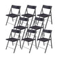 30.54-inch Height Modern Conference Chair Metal Ergonomic Office Chair Black 8 Piece Set Clearhalo 'furn' 'furn_office_chair' 'Furniture' 'Office Chairs' 'Office Furniture' 'office_chair' 6735759