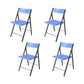 30.54-inch Height Modern Conference Chair Metal Ergonomic Office Chair Blue 4 Piece Set Clearhalo 'furn' 'furn_office_chair' 'Furniture' 'Office Chairs' 'Office Furniture' 'office_chair' 6735762