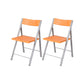 30.54-inch Height Modern Conference Chair Metal Ergonomic Office Chair Orange 2 Piece Set Clearhalo 'furn' 'furn_office_chair' 'Furniture' 'Office Chairs' 'Office Furniture' 'office_chair' 6735766
