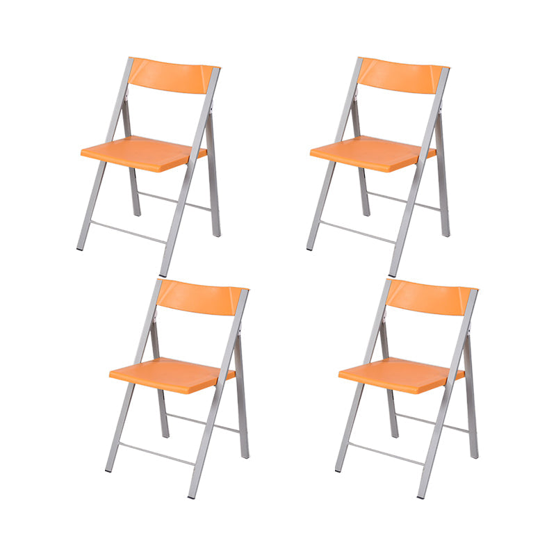 30.54-inch Height Modern Conference Chair Metal Ergonomic Office Chair Orange 4 Piece Set Clearhalo 'furn' 'furn_office_chair' 'Furniture' 'Office Chairs' 'Office Furniture' 'office_chair' 6735767