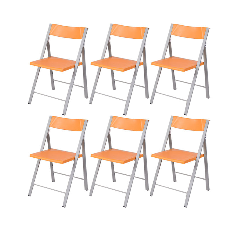 30.54-inch Height Modern Conference Chair Metal Ergonomic Office Chair Orange 6 Piece Set Clearhalo 'furn' 'furn_office_chair' 'Furniture' 'Office Chairs' 'Office Furniture' 'office_chair' 6735768