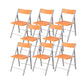 30.54-inch Height Modern Conference Chair Metal Ergonomic Office Chair Orange 8 Piece Set Clearhalo 'furn' 'furn_office_chair' 'Furniture' 'Office Chairs' 'Office Furniture' 'office_chair' 6735769