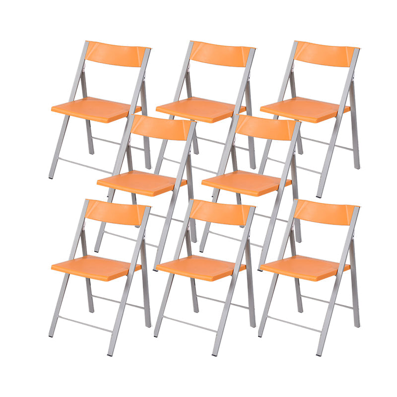 30.54-inch Height Modern Conference Chair Metal Ergonomic Office Chair Orange 8 Piece Set Clearhalo 'furn' 'furn_office_chair' 'Furniture' 'Office Chairs' 'Office Furniture' 'office_chair' 6735769