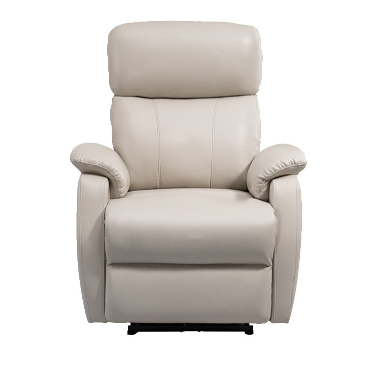 Contemporary Leather Recliner 32.7" Wide Standard Recliner with Footrest Clearhalo 'Chairs & Seating' 'furn' 'furn_recliners' 'Furniture' 'Living Room Furniture' 'Recliners' 6735951